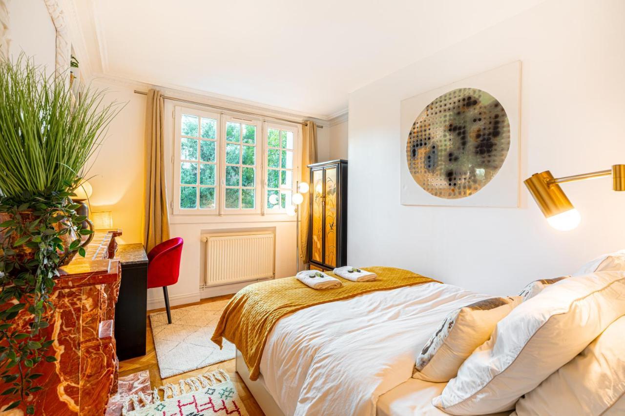 Stylish Modern Apartement - Art, Design, Garden, Villa Des Ammonites Meudon Buitenkant foto