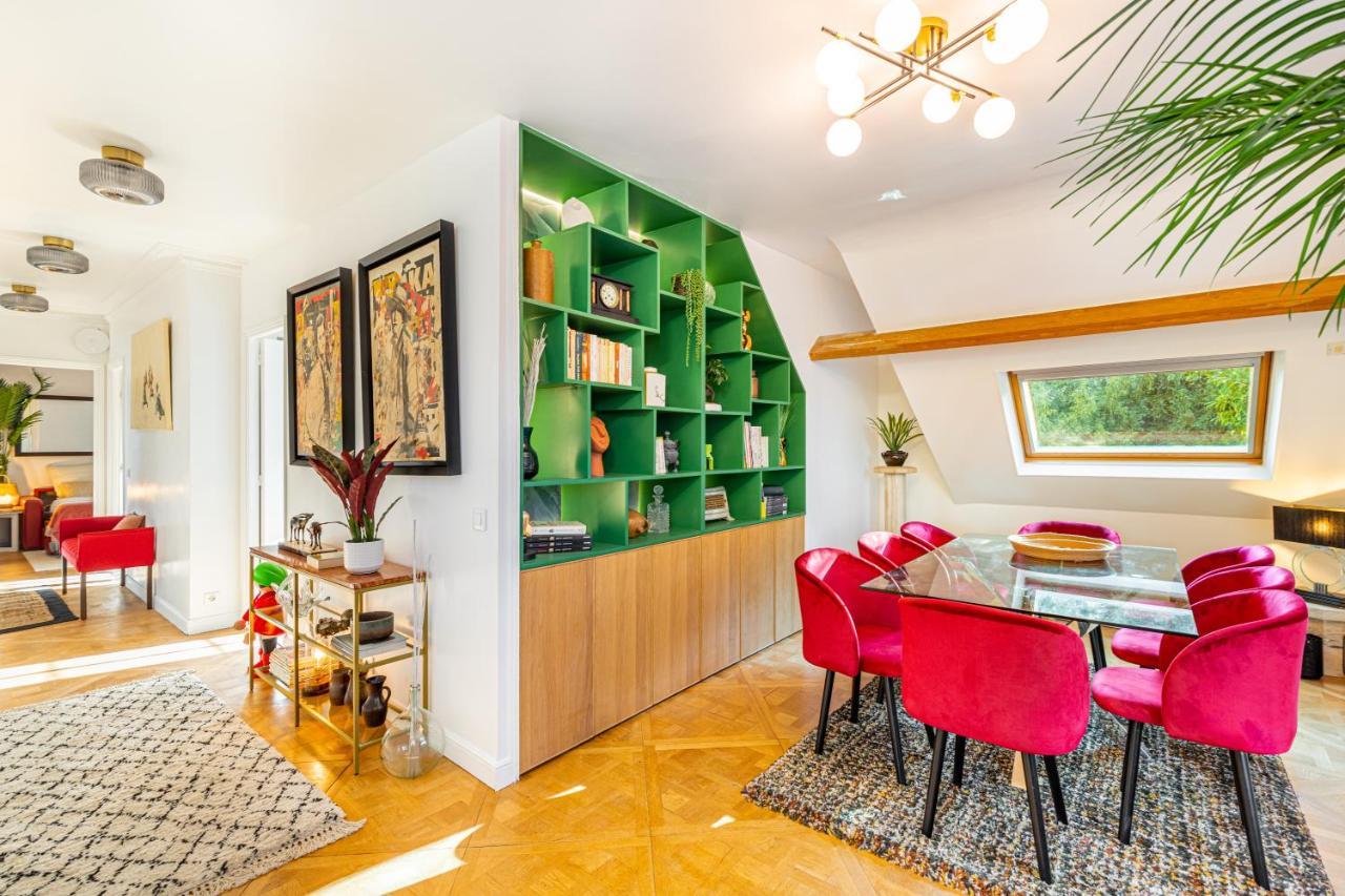 Stylish Modern Apartement - Art, Design, Garden, Villa Des Ammonites Meudon Buitenkant foto