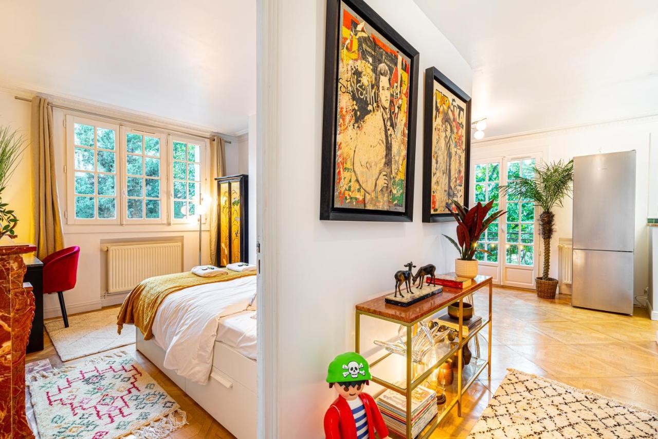 Stylish Modern Apartement - Art, Design, Garden, Villa Des Ammonites Meudon Buitenkant foto